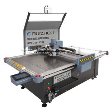 RZCUT5-1510E Single head CNC flatbed Leather Cutting Machine