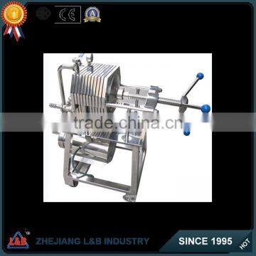 sanitary stainless steel fruit juice plate and frame filter press machine