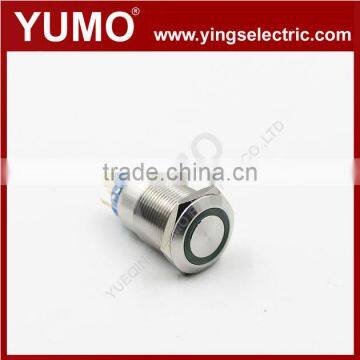 ABS19S-P22-E Metal Push Button 19mm 12VDC Momentary Metal Push Button photo-2