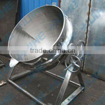 steam heating tilting tomato jacketed kettle/cooking pot