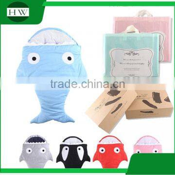 Christmas Gift Wholesale Soft Cotton Baby Kids Children Adults Shark Tail Blanket Sleeping Bag photo-5