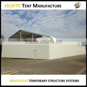 Temporary warehouse tent & storage solution