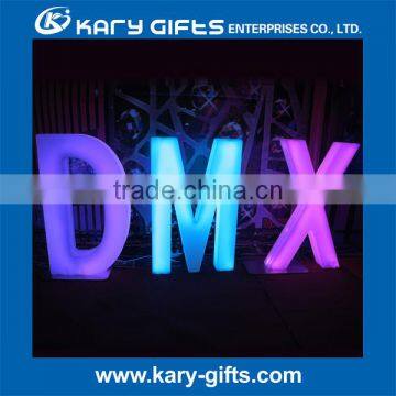 Remote Control LED Alphabets Decoration LED Alphabet Letters With Stainless