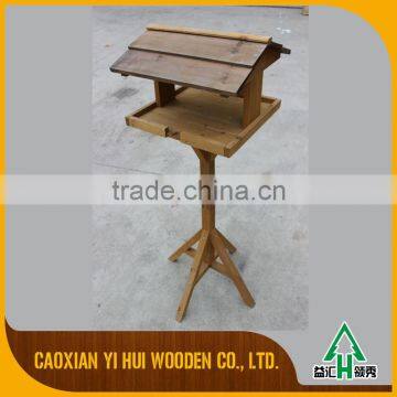 Wooden Bird House/ Garden Bird Cage for Birds With Stand photo-2