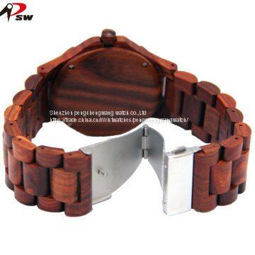 Best Selling Hand Made Wood Watch Custom Logo Wood Watch Small Moq photo-5