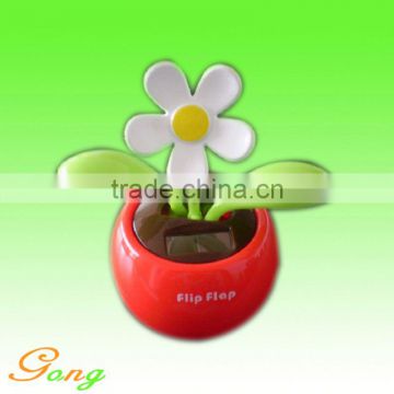 Hot Sale Various Fashion Flip Flap Solar Powered Flower For Wholesale