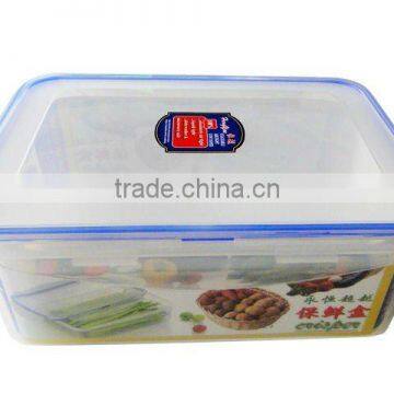 Plastic airproof crisper freshness bowl, food storage box, 2012 hot selling