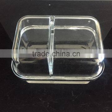 1L Hi-borosilicate Square Glass School Bento Lunch Box Leakproof photo-6