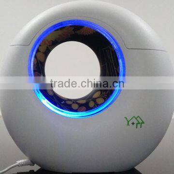 Portable ultrasonic air purifier, electric air humidifier with led light wholesale