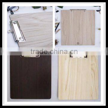 Officemate Recycled Handmade Hardboard A5 Wood Clipboard With Cover and High Capacity Detachable Clip photo-3