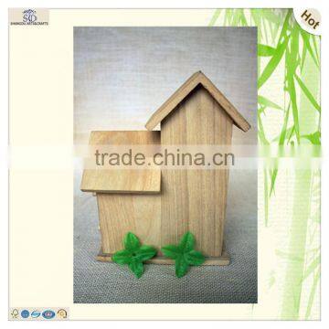 Sale Fairy Castle Style Yard Wood Birds House photo-4