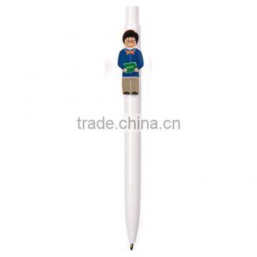 Best Selling Funny Plastic Ball Pen With Professions Dolls photo-3