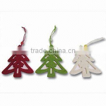 15012202 2015 Hot Sell Handmade Felt Laser Cut Christmas Decoration Made in China