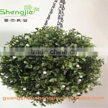 SJLJ013371 artificial hanging plant / artificial plastic boxwood ball for wedding / event decoration