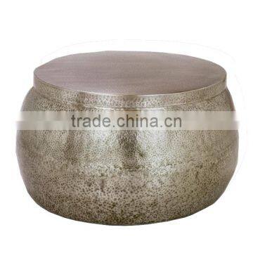 Copper Hammered Side Table photo-6