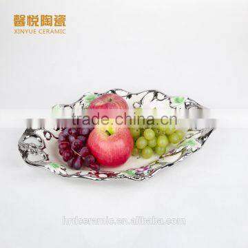 ceramic candy dish golden