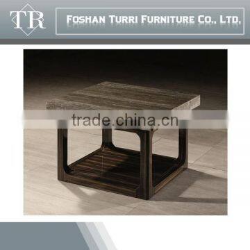 Rectangle Travertine Marble Top Coffee Table photo-4