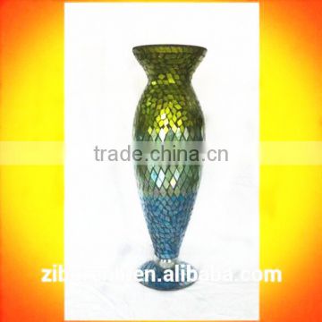 Mermaid Shape Mosaic Tall Cheap Large Glass Vases