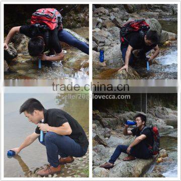 Sports BPA Free With Integrated 1,500 Liter Filter Straw Water Filter Bottle photo-4