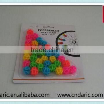 Plastic Colorful Bicycle Spoke Beads