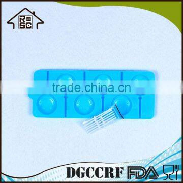 NBRSC Smile Face Lollipop Mould Cake Mold Silicone Baking Pan Fondant Chocolate DIY Molds photo-3