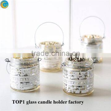 clear glass pillar candle holders tall clear glass lantern with rope handle