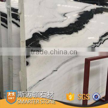 Panda White Marble with Black Vein