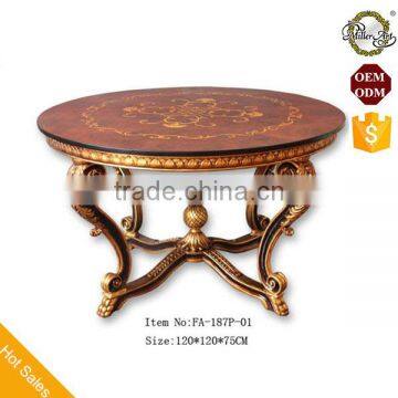 Antique Round Table For Living Room Furniture photo-1