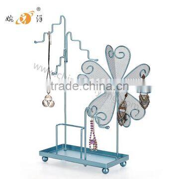 Windmill design metal jewelry display stand