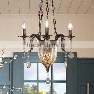 New Arrival Classic European Baroque Style Antique Golden Brass Pendant Light, Chandelier for Bedroom BF12-05254h photo-4
