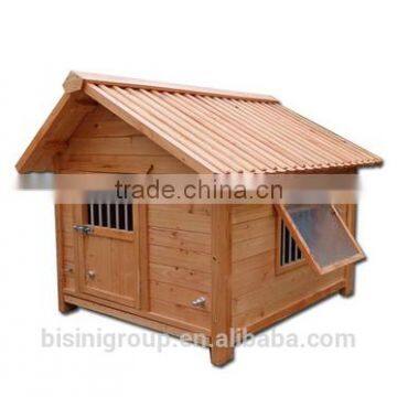 Morden Large Outdoor Indoor Flat Solid Wooden Dog Pet House for Sale