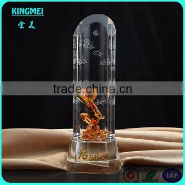KM-XP03 Modern Creative Crystal Egale Award,liuli Crystal Trophy ,crystal Animals Trophy photo-6