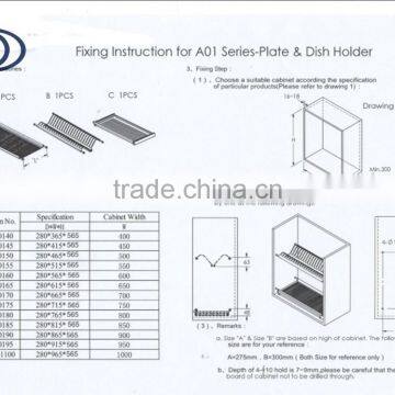 Metal Kitchen Dish Dryer Dish Washer Rack photo-6