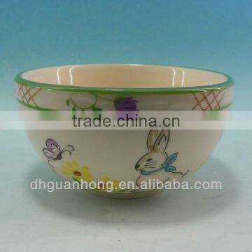 Ceramic handpaint bowl