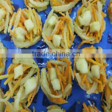 fried breaded seafood mix (squid,onion,carrot)