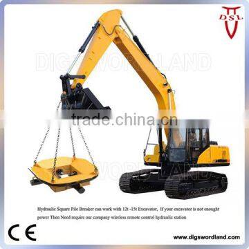 hydraulic concrete core cutting pile machine,pile head breaker