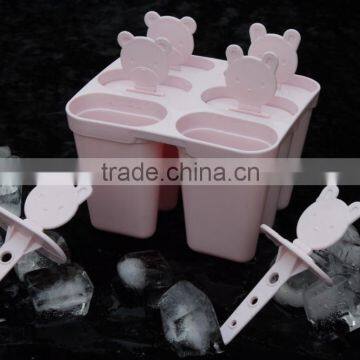 Food Grade PP Cute g 6 Units Plastic Ice Cream Mold For Kids photo-2