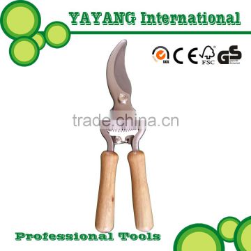 High Quality wooden handle garden pruners