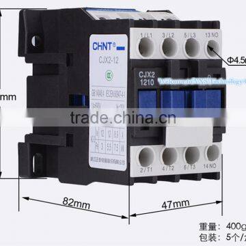 CHNT Contactor CJX2-1210 AC220V 380V 110V 24V 12A photo-3