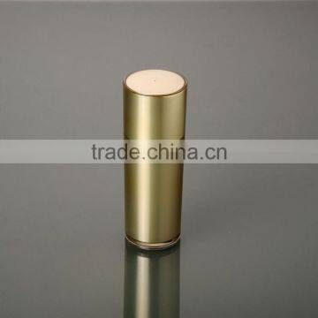 80 ml empty gold acrylic bottle cylinder wholesale