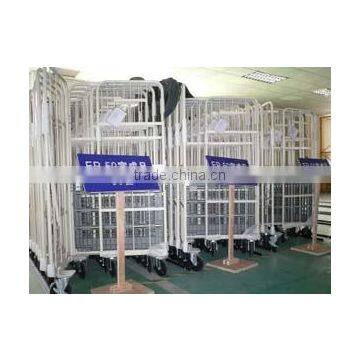 powder coated folding table trolley