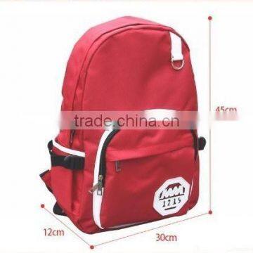 2015 Fashion Latest Stock Wholesale Canvas High School Backpack of Bag photo-5