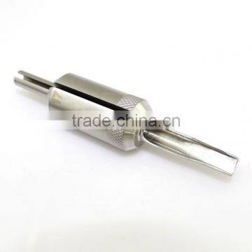 New 17FT 22mm 304 Stainless Steel Tip Grip Fine Carved For Tattoo Machine Gun