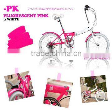 Colorful Folding Bicycle Japanese Design MINIVELO with Shimano part