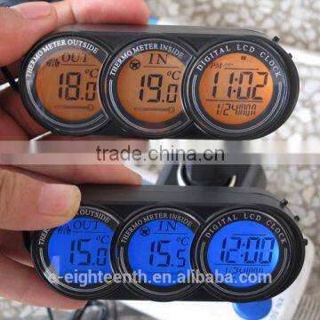 new Car Mini LCD Digital Indoor Outdoor Temperature Thermometer