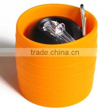 Hot Water Collapsible Silicone Squeeze Water Bottle Silicone photo-3