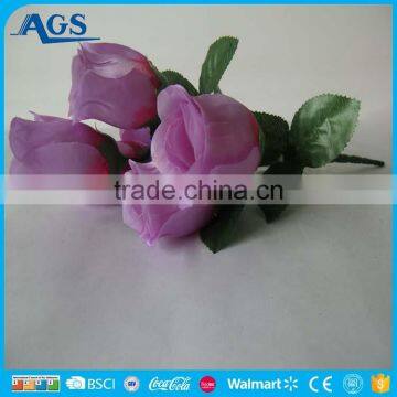 Romantic and Unique Purple Rose plastic flower decorative