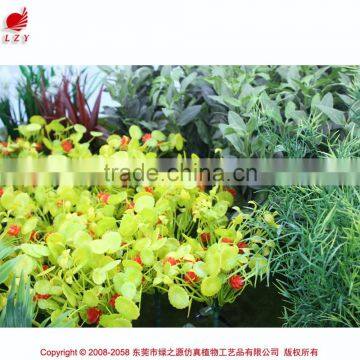 OEM High Quality Fake Vertical Garden UV Treated Artificial Green Plant Wall photo-2