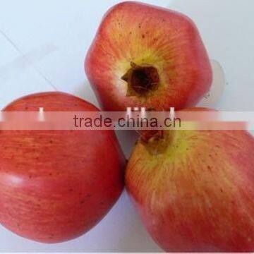 3 Big Artificial Weighted Pomegranates Fake Faux Fruits for Home Decor