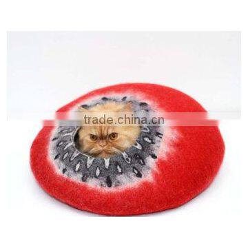 Best Selling Eco-friendly Attractive Oval Shape Warm Felt Cat House